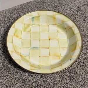 MacKenzie-Childs Parchment Check Pie Plate
